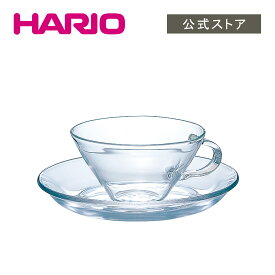 【公式ショップ】HARIO 耐熱カップ&ソーサー・ワイド