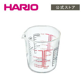 【公式ショップ】HARIO CMJ-200 メジャーカップ 200　HARIO ハリオ 公式 量り ガラス 耐熱ガラス メモリ付き