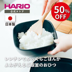 【スーパーセール50％OFF！】【公式ショップ】HARIO GO-2B　ご飯釜のおひつ HARIO ハリオ おひつ 電子レンジOK