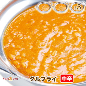 【dal fry3】ひよこ豆のダルカレー（中辛） 3人前セット★インドカレー専門店の冷凍カレー