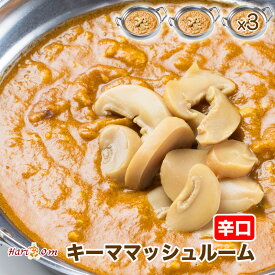 【keema mushroom3】マッシュルームキーマカレー（辛口） 3人前セット★インドカレー専門店の冷凍カレー