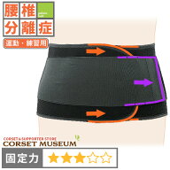【腰椎分離症】《運動・練習用》腰痛ベルト｜マックスベルトS2/コルセットミュージアム