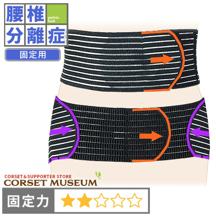 楽天市場 腰椎分離症 固定用 腰痛ベルト さかい式3way腰部固定帯 コルセットミュージアム コルセットミュージアム 楽天市場 腰椎分離症 固定用 腰痛ベルト さかい式3way腰部固定帯 コルセットミュージアム コルセットミュージアム