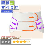 【腰椎すべり症】《固定用》腰痛ベルト｜サクロデラックス/コルセットミュージアム