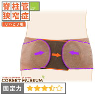 【脊柱管狭窄症】《リハビリ用》腰痛ベルト｜ジョイントラバーバンド3L/コルセットミュージアム