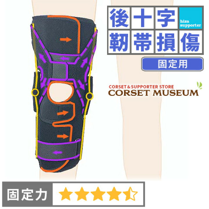 楽天市場 後十字靭帯 固定用 膝サポーター エクスエイドニーｐｃｌ コルセットミュージアム