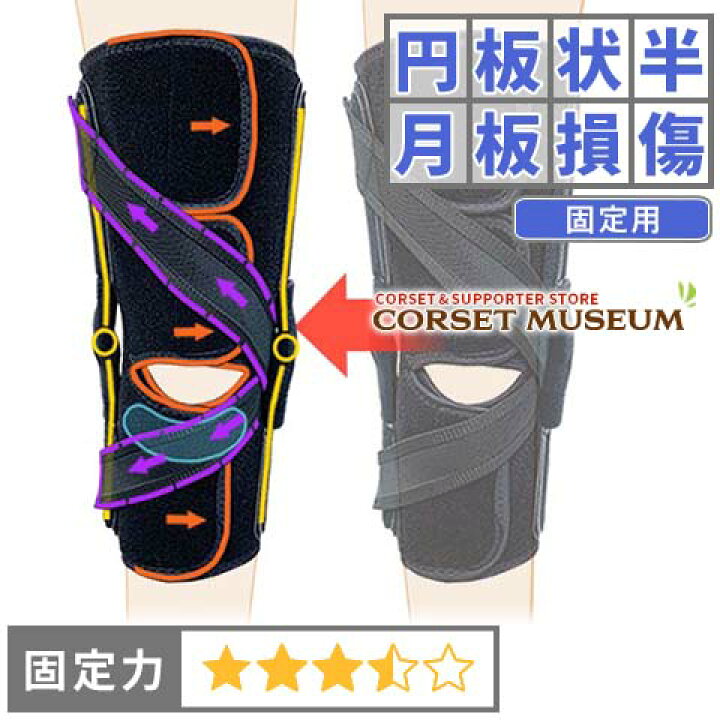 楽天市場】【円板状半月板】《固定用》膝サポーター｜ニーケアー・OA3 
