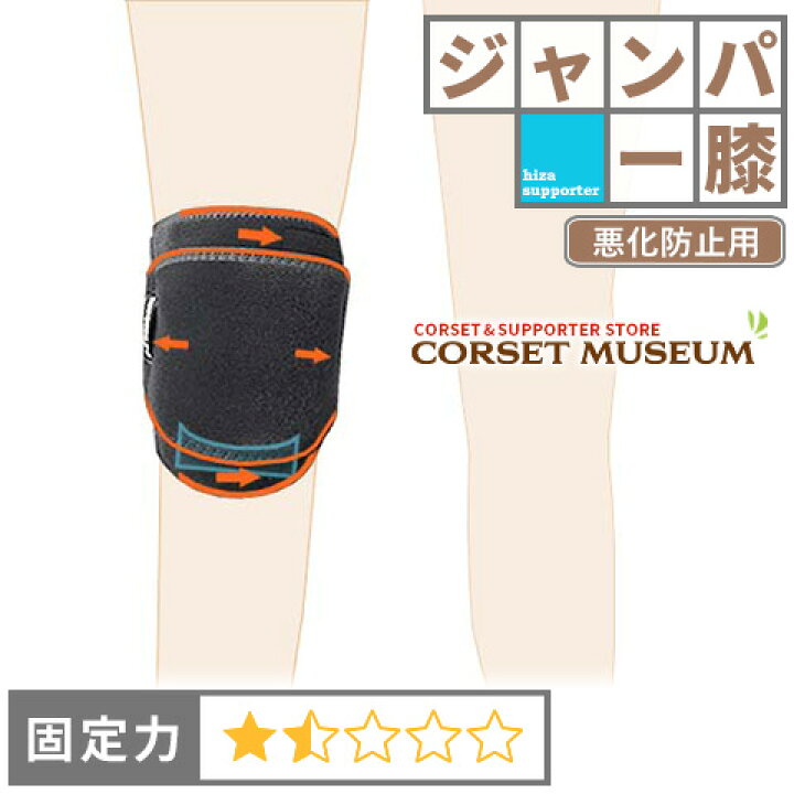 楽天市場 ジャンパー膝 再発防止用 膝サポーター ニーフィットパテラ Xlサイズ コルセットミュージアム