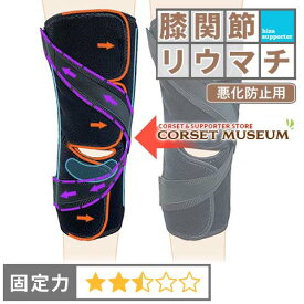 【膝関節リウマチ】《悪化防止用》膝サポーター｜ニーケアー・OA2