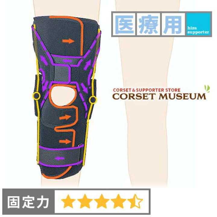 楽天市場】【医療用】膝サポーター｜エクスエイドニーPCL/コルセット 