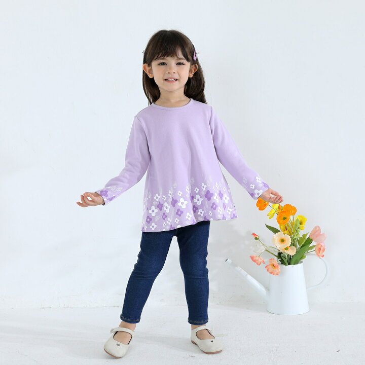 楽天市場】長袖チュニック 女の子 トップス 長袖 トップス Tシャツ  