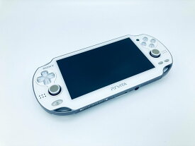 中古 PlayStation Vita (プレイステーション ヴィータ) Wi‐Fiモデル クリスタル・ホワイト (PCH-1000 ZA02) SONY ソニー プレイステーション ヴィータ ビータ 携帯ゲーム機 ゲーム機 レトロ 懐かしい 一人時間