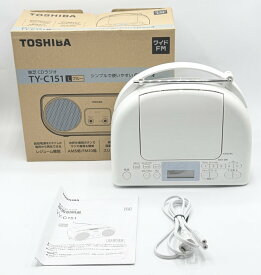 【中古 動作確認済】 東芝 CDラジオ TY-C151(L)