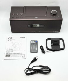 中古 JVCケンウッド(ビクター) CDポータブルシステム(ブラウン) RD-W1-T