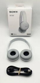 【中古 動作確認済】 ソニー ワイヤレスヘッドホン ホワイト WH-CH510 W