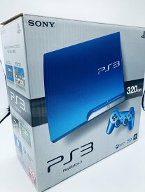 【中古 動作確認済】 PlayStation 3 (320GB) スプラッシュ・ブルー (CECH-3000BSB) SONY ソニー プレイステーション3 据え置きゲーム機 ゲーム機 レトロ