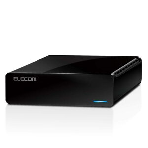 �G���R�� �O�t���n�[�h�f�B�X�N 2TB USB3.2(Gen1) �e���r�^��/�p�\�R���Ή� �É��t�@�����X�݌v ELD-FTV020UBK