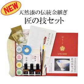 天然漆の伝統金継ぎ匠の技セット 播与漆行 送料無料