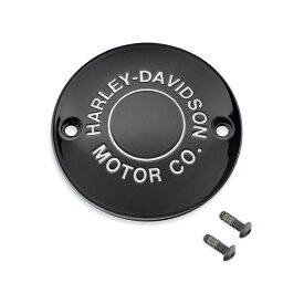 【25600134】ハーレー純正　HARLEY-DAVIDSON MOTOR CO.・コレクション／グロスブラック タイマーカバーHarley-Davidson Motor Co. Timer Cover／スポーツスター