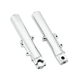 【45500167】ハーレー純正　ロワーフォークスライダー／クロームChrome Lower Fork Sliders／EVOツーリング／TCツーリング&トライク