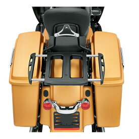 【50300076B】ハーレー純正　アジャスタブル・ツーアップ・ラゲッジラックAdjustable Two-Up Gloss Black Luggage Rack／M8ツーリング&トライク／TCツーリング&トライク