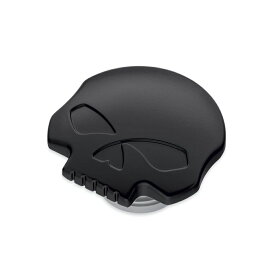 【61100103A】ハーレー純正　スカルフュエルキャップSkull Fuel Cap／EVOダイナ／M8ソフテイル／スポーツスター／ダイナ／