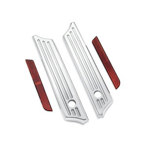 y90201084zn[[@rbgEThobOqWJo[Lbg^N[^O[uBillet Saddlebag Hinge Cover Kit - Chrome Grooved^M8c[O&gCN^TCc[O&gCN