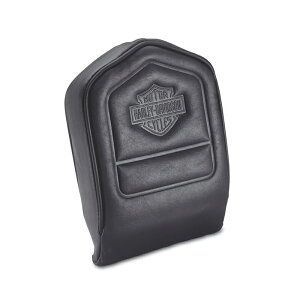 【52412-79A】ハーレー純正 バックレストパッド エンボス・B&Sロゴ スタンダードLow Backrest Pad with Embossed Bar & Shield Logo