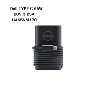 Vi Dell Latitude 5290 7390 2-in-1 New XPS 13C`(9380) 5370 5770 5575 7570 p ACA_v^[ 20V 3.25A AC Adapter LA65NM170 HA65NM170 TYPE-C 65W 2YK0F DELL USB-C TYPE-C 65W dA_v^[
