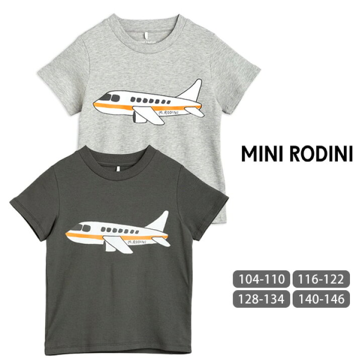 楽天市場】MINI RODINI オーガニックコットン キッズTシャツ(半袖 