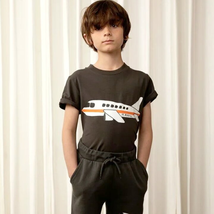 楽天市場】MINI RODINI オーガニックコットン キッズTシャツ(半袖 