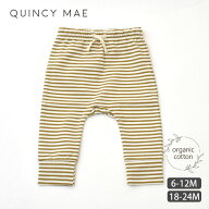 Quincy Mae 【SALE／50%OFF】 オーガニックコットン ベビーパンツ Stripe | オーガニック コットン 服 出…