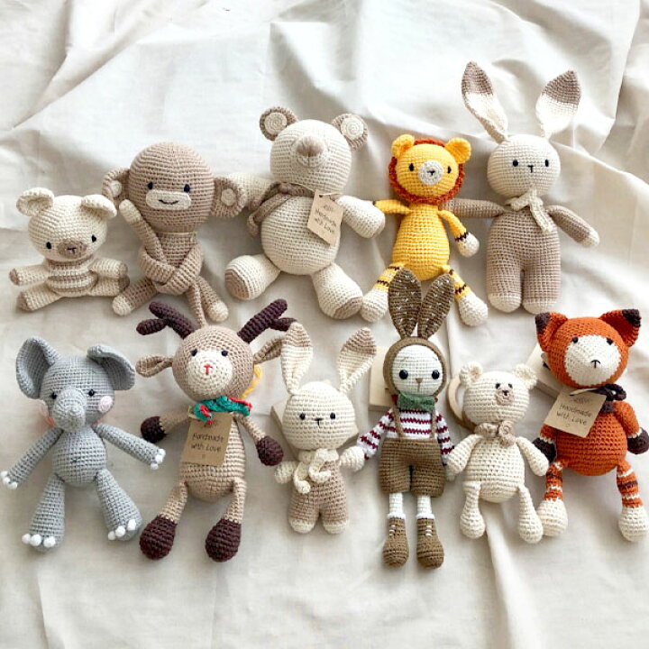 楽天市場】Babytoly オーガニックコットン あみぐるみ Teddy Bear  