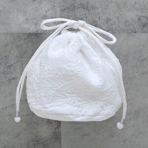 sisam オーガニックコットン 手刺繍タイニーサック | オーガニック コットン 綿 ナチュラル ギフト プレゼント 母の日 ポーチ 巾着 旅行 ラッピング 贈り物 慶事 刺繍 手刺繍 化粧ポーチ バッ