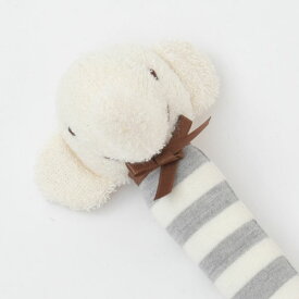 ORGANIC GARDEN オーガニックコットン スティックガラガラ | 敏感肌 オーガニック コットン おもちゃ 赤ちゃん がらがら ラトル ギフト グッズ ベビー用品 誕生日 プレゼント ナチュラル 生地 ベビーグッズ 出産祝 オーガニックガーデン