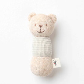 cofucu オーガニックコットン がらがら | 敏感肌 オーガニック コットン おもちゃ 赤ちゃん がらがら ラトル ギフト 新生児 グッズ ベビー用品 誕生日 プレゼント ナチュラル ベビーグッズ 出産祝い お返し 日本製 女の