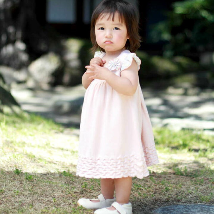 楽天市場】cofucu オーガニックコットン ベビー青海波ワンピース  