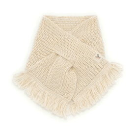 cofucu オーガニックコットン ベビーフリンジ付きふんわりマフラー | オーガニック コットン ベビー マフラー えりまき 男の子 女の子 出産祝い ギフト 赤ちゃん プレゼント 綿100% 寒さ除け 防寒 気温差 GOTS [M便 1/2]