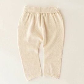 cofucu オーガニックコットン ベビー腹巻きにもなる 縫い目のないパンツ | ベビーパンツ 生成 きなり 長ズボン ボトムス 服 ベビー服 男の子 女の子 出産祝い オーガニック コットン ギフト 赤ちゃん プレゼント 綿100% 日本製 おしゃれ [M便 1/2]