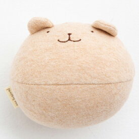 pompkinsBABY オーガニックコットン 鈴入りボール | 赤ちゃん おもちゃ がらがら オーガニック コットン ボール 出産祝い 男の子 誕生日 女の子 お返し ベイビー ガラガラ 日本製