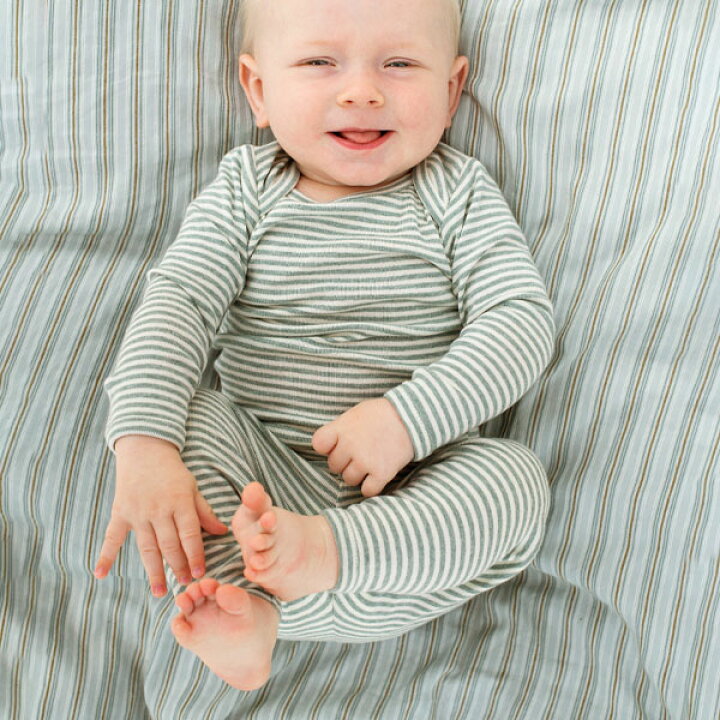 楽天市場】serendipity オーガニックコットン ベビー ボーダーレギンス  