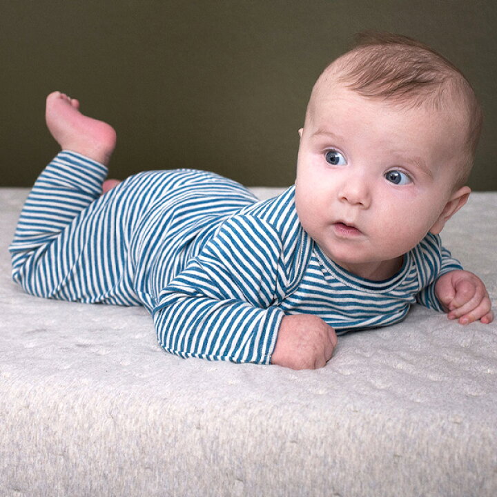 楽天市場】serendipity オーガニックコットン ベビー ボーダーレギンス  