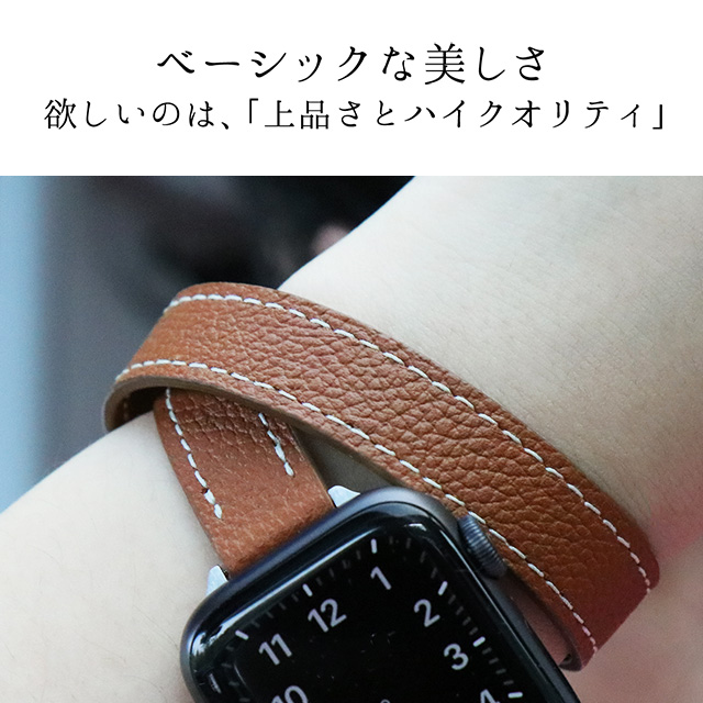 楽天市場】アップルウォッチ Apple Watch フルグレインレザー 二重巻き