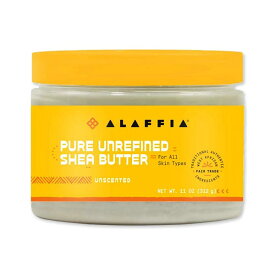 [無香料][アメコスのボディクリーム]ALAFFIA ピュアシアバター 無香料 オールスキンタイプ 312g（11oz）アラフィア PURE SHEA BUTTER 11oz 312g【お取り寄せ商品】【合わせて買いたい】