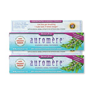yX8000~ȏ1000~OFFz[y[Xg󎕖][2Zbg] I[A A[F[_ n[o ~gt[ e117g auromere Herbal Tooth Paste Mint Free 4.16 oz 2pieces set