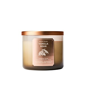 �o�X���{�f�B���[�N�X �o�j���r�[���Y 3�c�L�����h�� ��411g Bath & Body Works Vanilla Bean3-Wick Candle 14.5 oz / 411 g �y�����񂹏��i�z