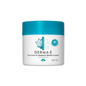 DERMA・E ティーツリー&ビタミンE リリーフ クリーム 113g ダーマイー肌トラブル トラブル肌 乾燥 保湿