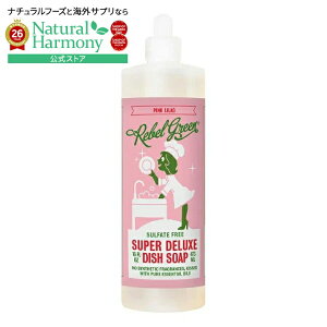 ���x���O���[�� �s���N���C���b�N �f���b�N�X �H��p��� 473mL Rebel Green Pink Lilac Deluxe Dish Soap 16 fl. oz. �y�����񂹏��i�z