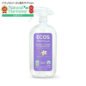 �G�R�X �A�[�X�t�����h���[ ���x���_�[�o�j�� �ߗޗp���L�X�v���[ 591mL ECOS Earth Friendly Products Lavender Vanilla Fabric Odor Eliminator 20 fl. oz. �y�����񂹏��i�z