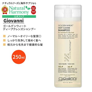[�A�����J�̃V�����v�[]�y�A�����J�Łz�W���o���j �S�[���f���E�B�[�g �f�B�[�v�N�����Y�V�����v�[ 250ml (8.5 fl oz) Giovanni Golden Wheat Deep Cleanse Shampoo �C�O�Ły�����񂹏��i�z�y���킹�Ĕ���